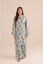 2 Piece  Stitched Printed Cotton Lawn Suit - Ready to Wear