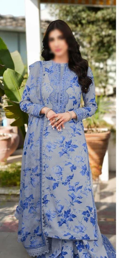 3 Piece - Embroidered Lawn Suit