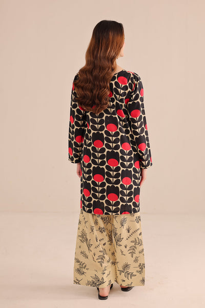 2 Piece Stitched  Printed Cotton Lawn Suit - Ready to Wear