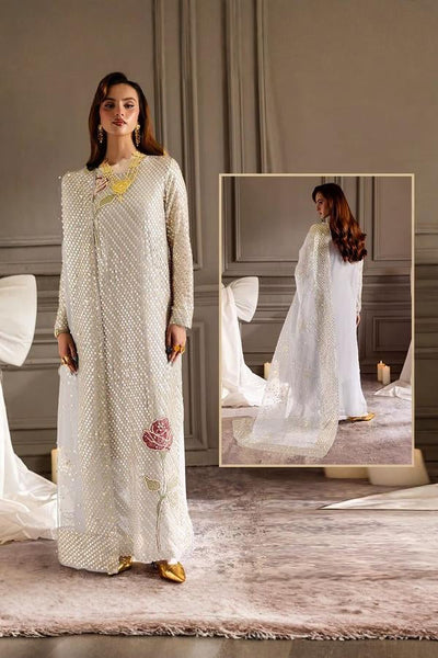 3 Piece Stitched Luxury Embroidery Wedding Collection - Ready To Wear