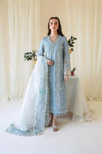 3 Piece Stitched Lawn Suit - Ready To Wear
