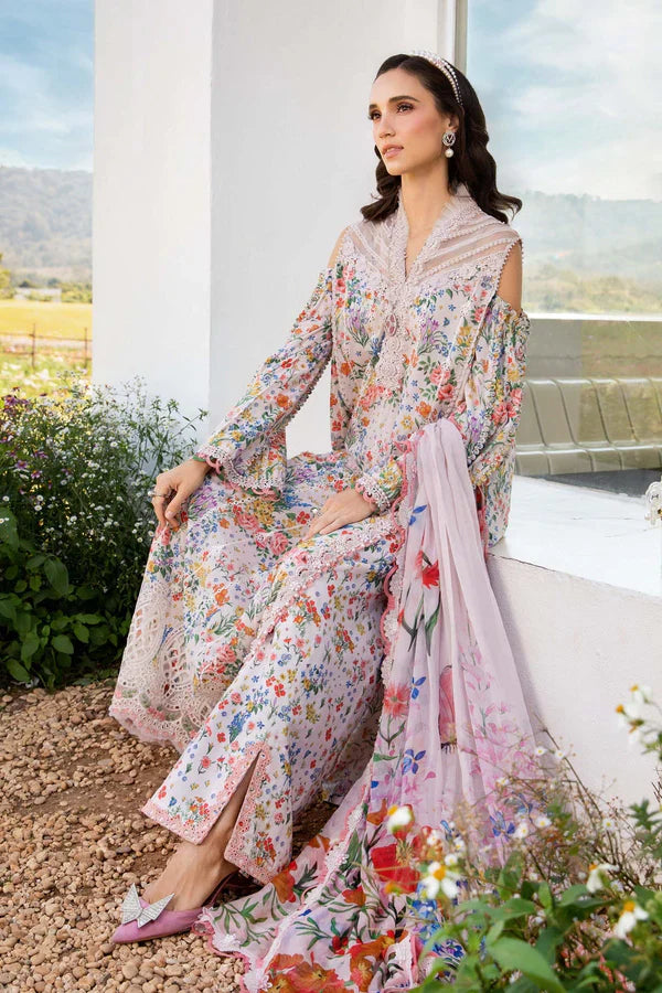 3 Piece Stitched Lawn - Ready To Wear