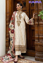 3 Piece Stitched Lawn Suit - Ready To Wear