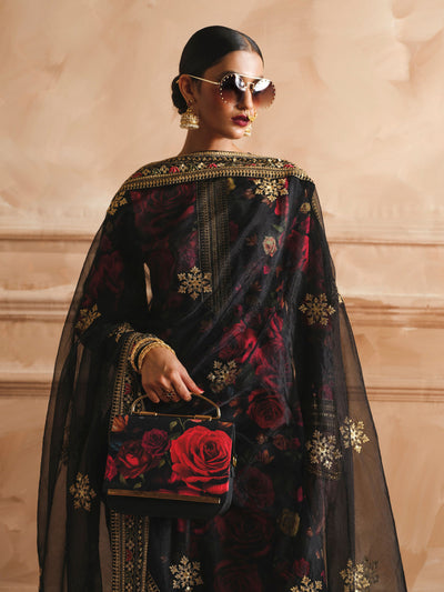 3 Piece Stitched Silk Suit - Ready to Wear