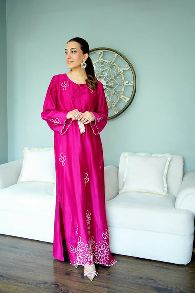 2 Piece Silk Kaftan - Ready To Wear
