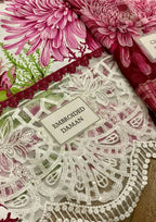 3 Piece Stitched Lawn Embroidery Dress - Ready to Wear