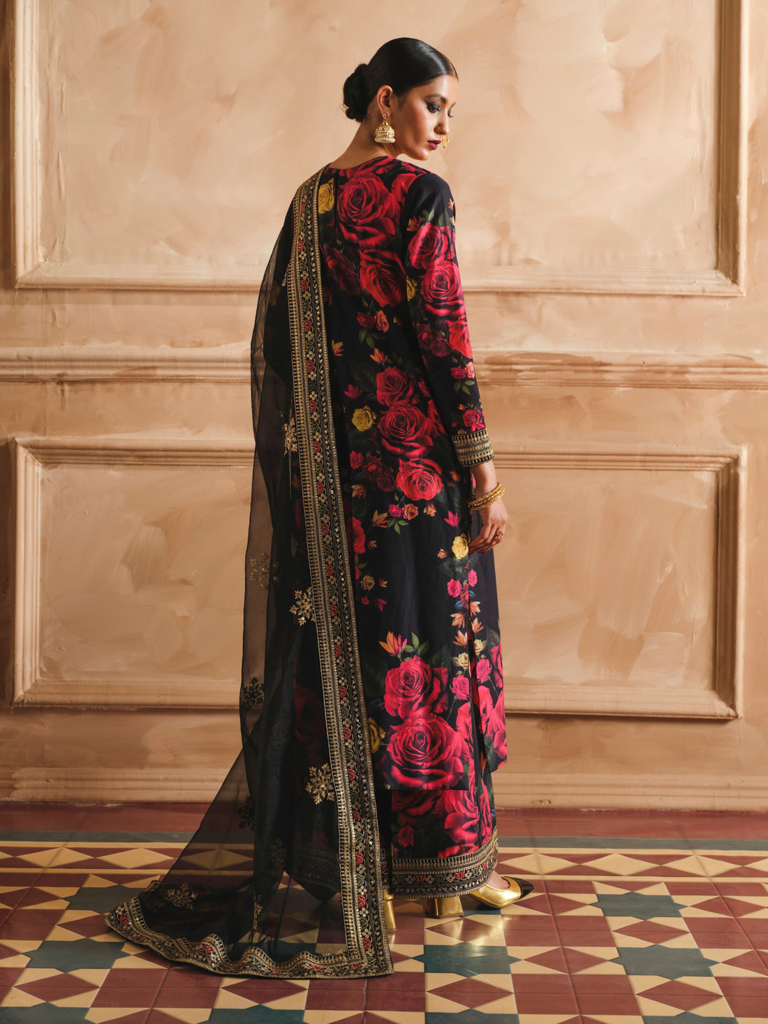 3 Piece Stitched Silk Suit - Ready to Wear