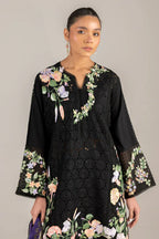 3 Piece Stitched Chikankari Embroidery Suit - Ready To Wear