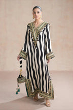 3 Piece  Stitched Silk Suit - Ready to  Wear