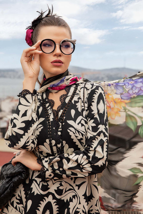 Stitched 3-Piece Cambric Lawn Suit