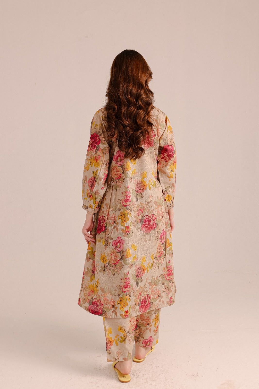 2  Piece Stitched Printed Cotton Lawn Suit -  Ready to Wear