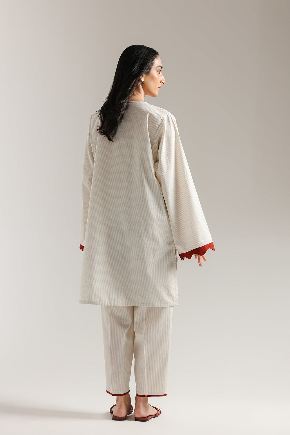 2 PC Stitched Embroidered Suit - Ready to Wear