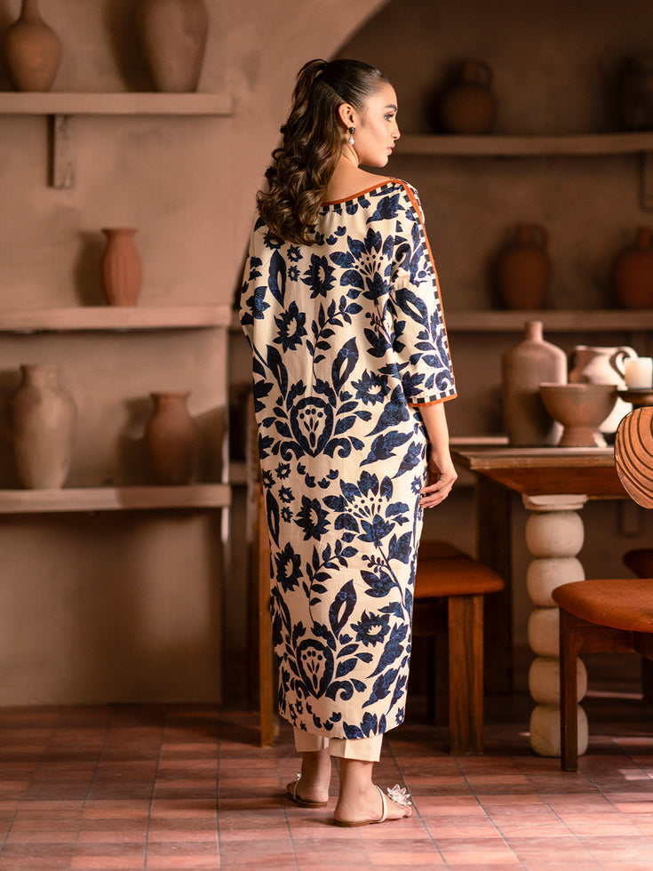 3-Piece  Printed Kaftan - Ready to Wear