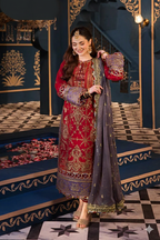 3 Piece Stitched Lawn Cotton  suit - Ready to Wear