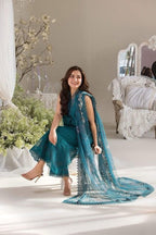 3 piece Khaadi Net Cotton Dress - Ready To Wear