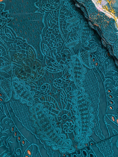 3 piece Khaadi Net Cotton Dress - Ready To Wear