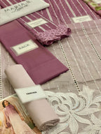 3 Piece Stitched Long Dress - Ready To Wear