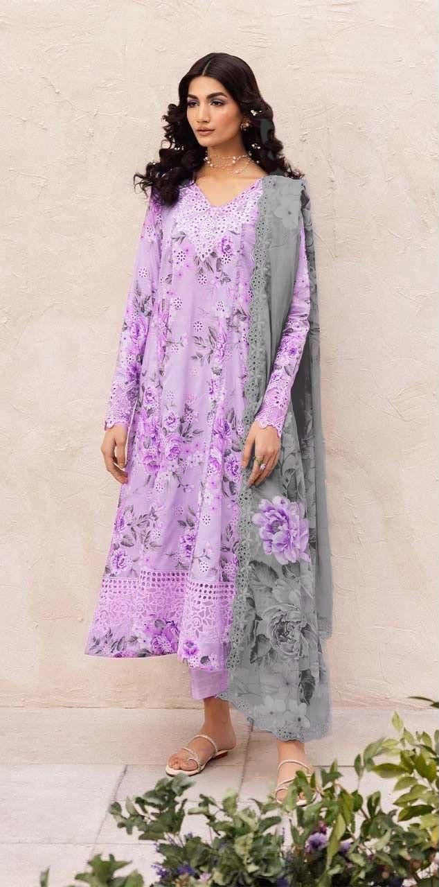 3 Piece Ready To Wear Stitched Lawn Suit