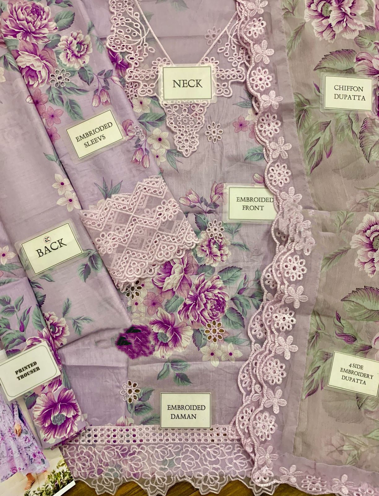 3 Piece Ready To Wear Stitched Lawn Suit