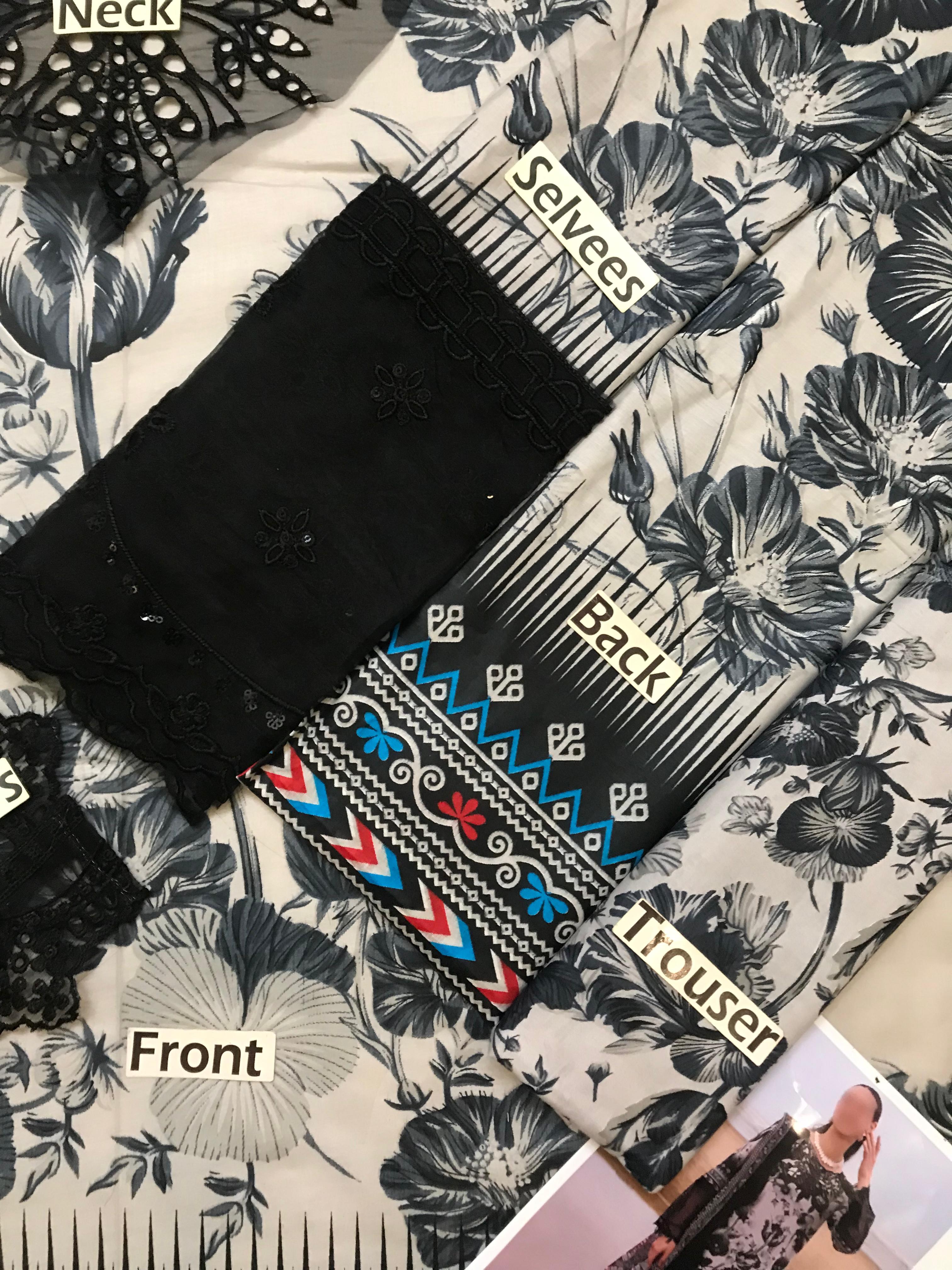 3 Piece Stitched Lawn Ready To Wear