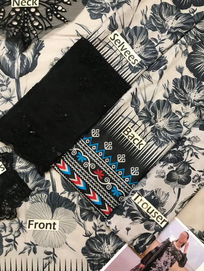 3 Piece Stitched Lawn Ready To Wear