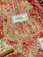 3 Piece Stitched Lawn Dress - Ready To Wear