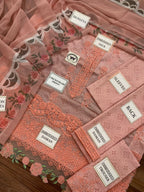 3 Piece Stitched Embroidery Lawn Dress - Ready to Wear