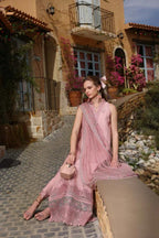 3 Piece Stitched Embroidery Lawn Dress - Ready to Wear