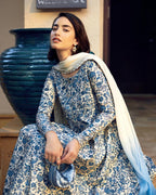 3 Piece Stitched Lawn Suit - Read To Wear