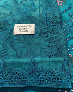 3 Piece Stitched Chikankari Embroidery Suit - Ready To Wear