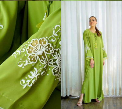 2 Piece Silk Kaftan - Ready To Wear