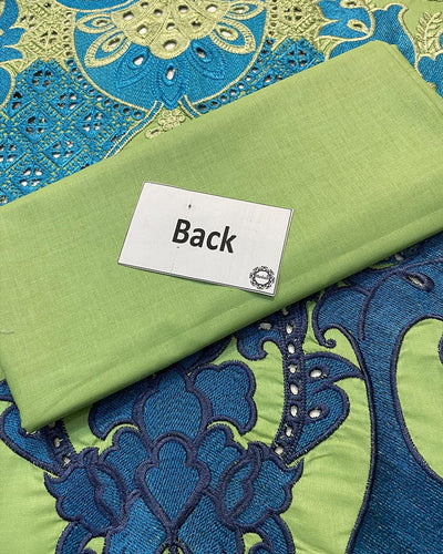 3 Piece Stitched Chikankari Embroidery Dress - Ready To Wear