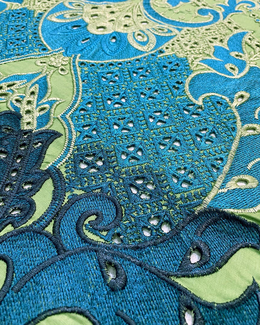 3 Piece Stitched Chikankari Embroidery Dress - Ready To Wear