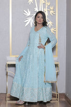 3 Piece Stitched Chiffon Maxi - Ready To Wear