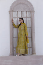 3 Piece Stitched Chiffon Maxi - Ready To Wear