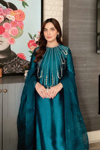 3 Piece Silk Stitched Suit - Ready To Wear