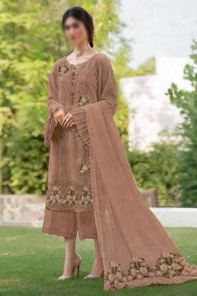 3 Piece Stitched Chikankari Suit - Ready To Wear