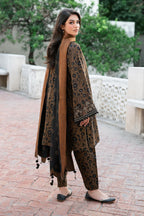 3 Piece Stitched Lawn Suit - Ready To Wear