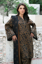 3 Piece Stitched Lawn Suit - Ready To Wear
