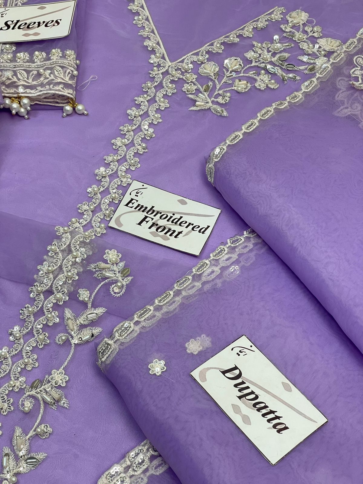 3 Piece Stitched Embroidery Dress - Ready To Wear