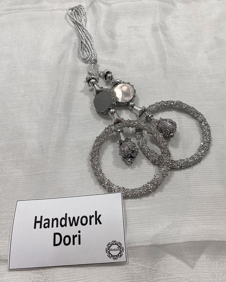 3 Piece Stitched Embroidery Organza Dress - Ready To Wear