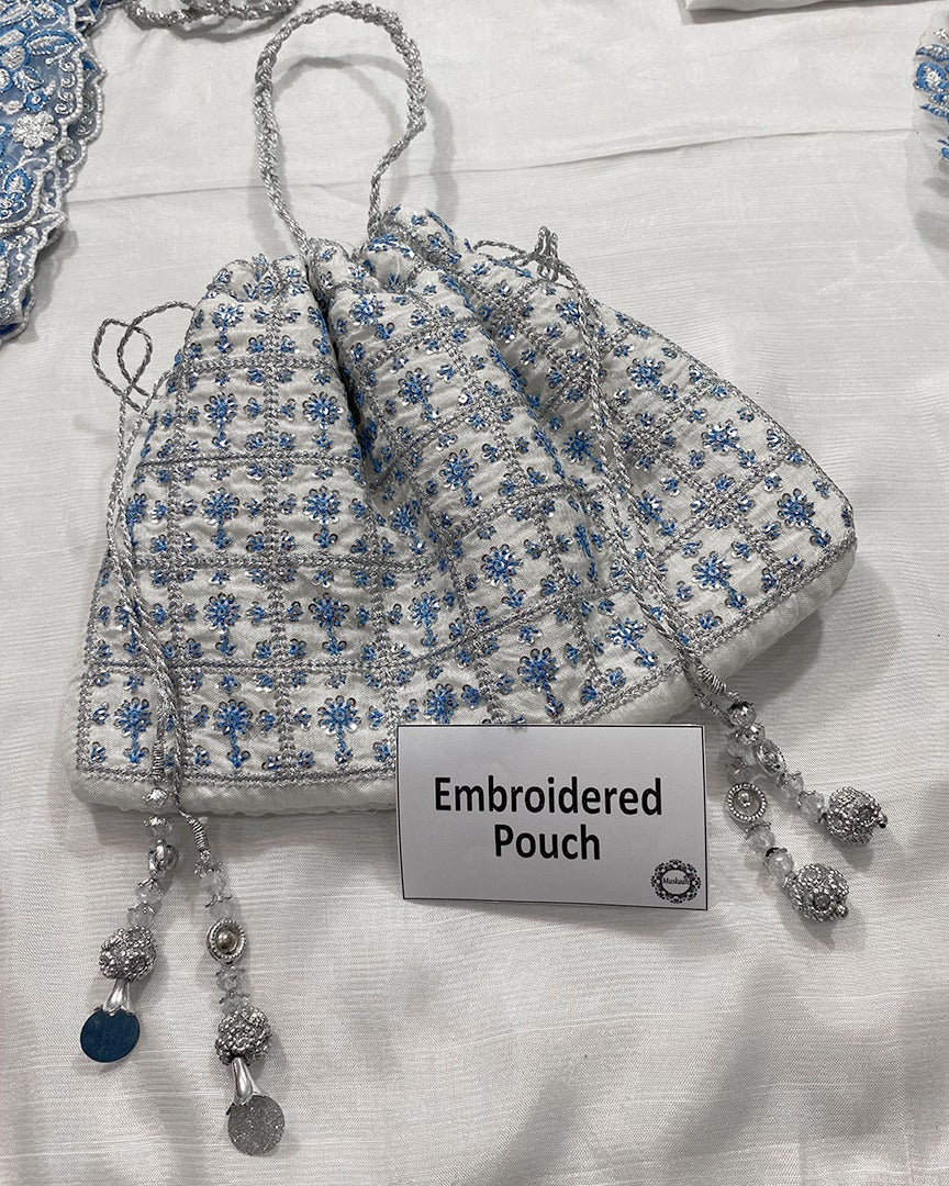 3 Piece Stitched Embroidery Organza Dress - Ready To Wear