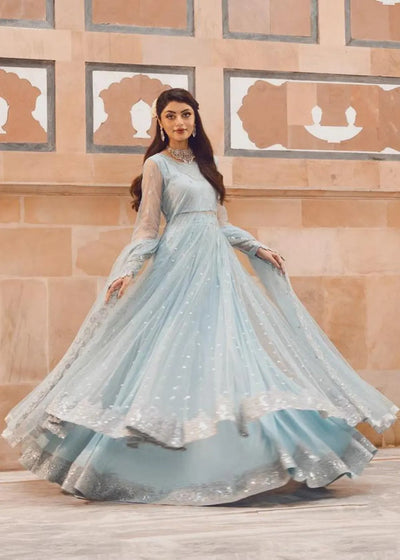 3 Piece Chiffon Embroidery Dress - Ready To Wear