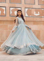 3 Piece Chiffon Embroidery Dress - Ready To Wear