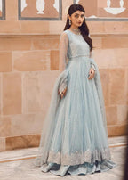 3 Piece Chiffon Embroidery Dress - Ready To Wear