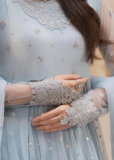 3 Piece Chiffon Embroidery Dress - Ready To Wear