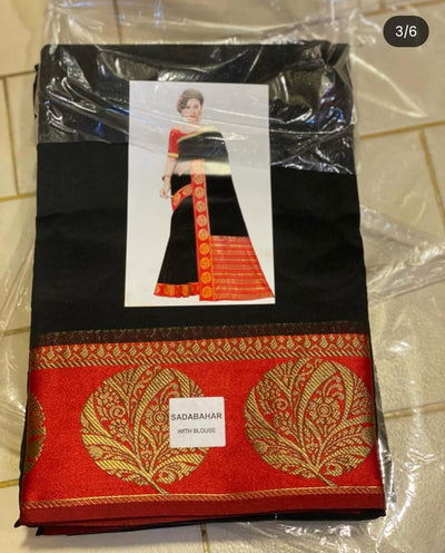 Indian Banarasi Stitched Saare - Ready To Wear