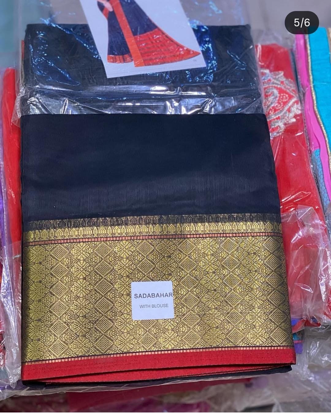 Indian Banarasi Stitched Saare - Ready To Wear