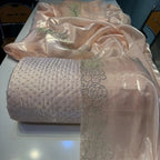 3 Piece Stitched Silk Stone Dress - Ready To Wear