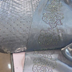 3 Piece Stitched Silk Stone Dress - Ready To Wear